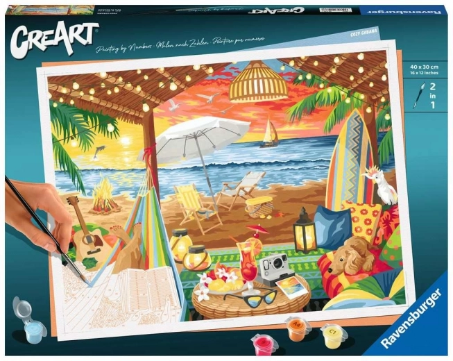 CreArt Malbuch Premium Serie B Strand