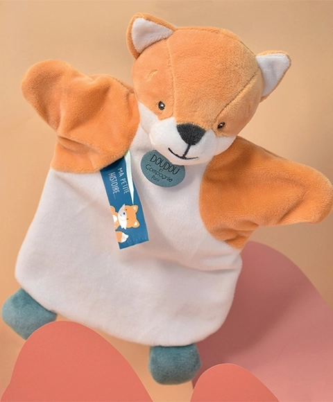 Plüsch-Handpuppe Fuchs 25 cm