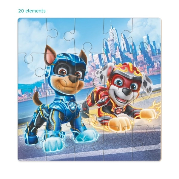 Chase und Marshal 20-teiliges Puzzle - Paw Patrol