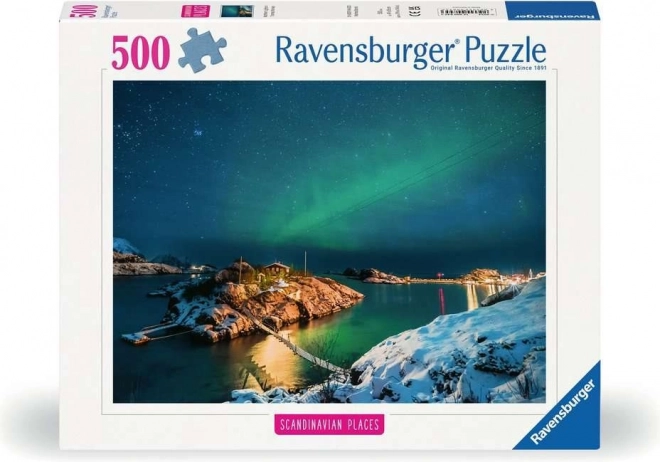 Ravensburger Puzzle Skandinavien: Polarlichter in Norwegen