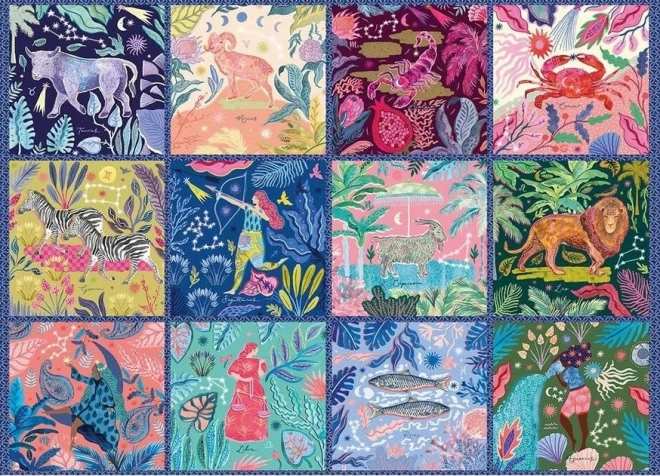 Puzzle Tierkreis 1000 Teile von Gibsons