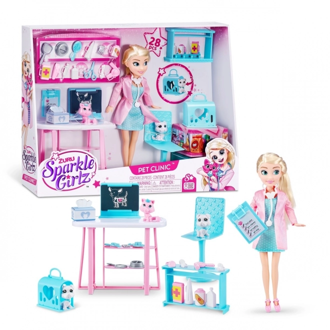 Sparkle Girlz Tierklinik Spielset