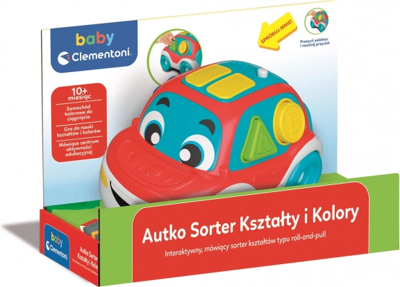Zugauto mit Form- und Farbsortierung