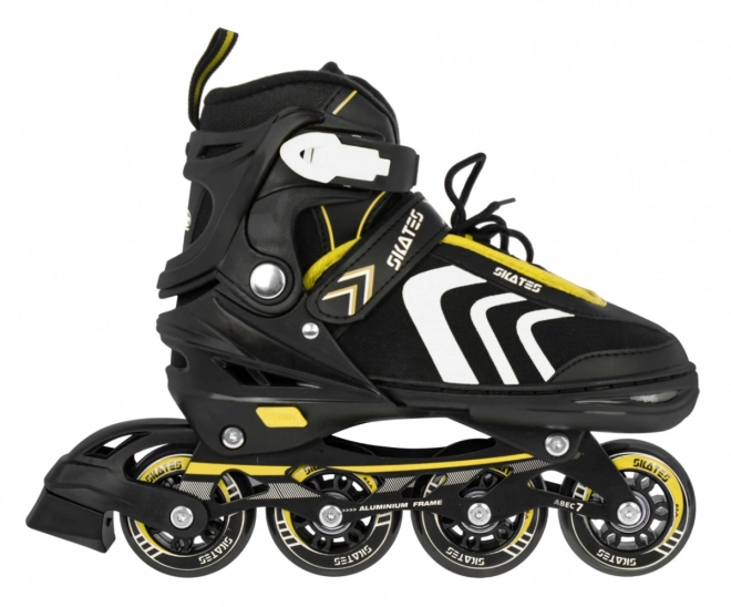 Multifunktionale Kinderskates 4-in-1 Blau Größe 39-43 – Gelb