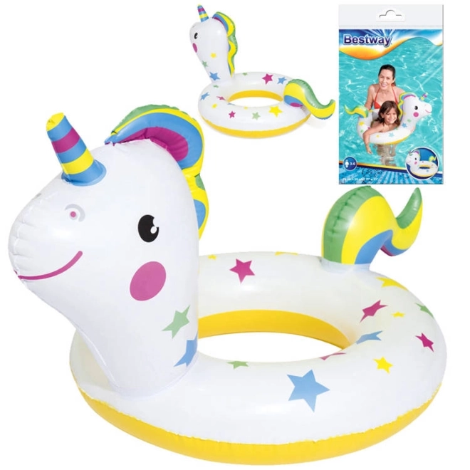 Unicorn Schwimmring für Kinder – weiß