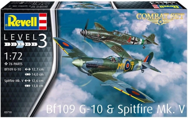 Modellbausatz BF109G-10 & Spitfire MK.V