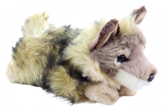 ECO-FRIENDLY Plüsch Wolf liegend 25 cm