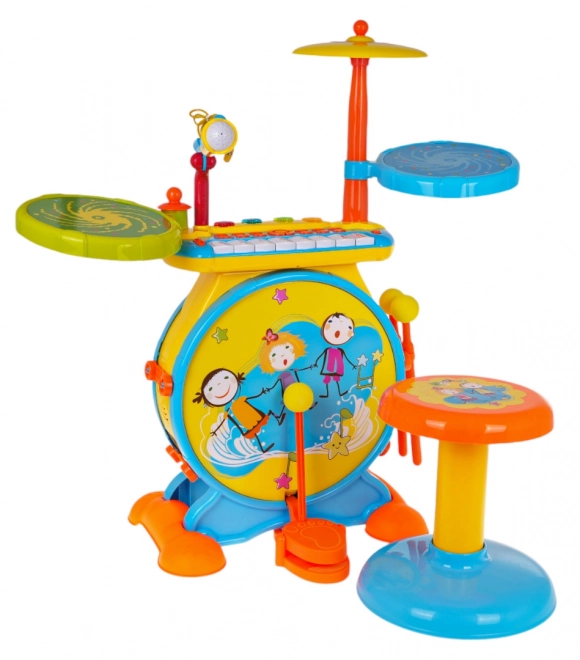 Kinder Drumset mit Keyboard