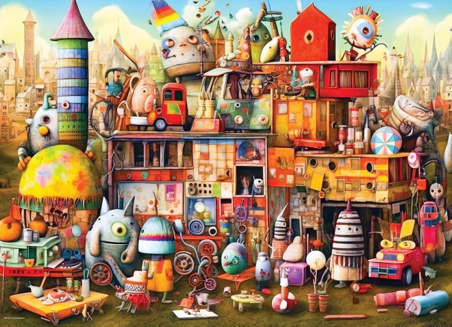 Eurographics Puzzle Misslungenes Spielzeug XL 500 Teile