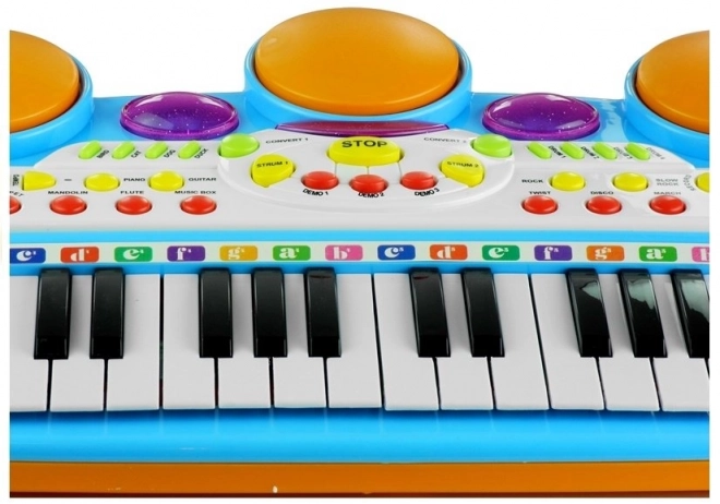 Musikspielzeug Keyboard Mit Mikrofon Und Hocker