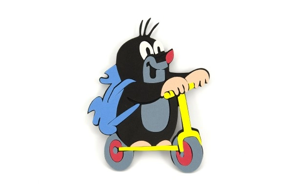 Maulwurf auf Roller