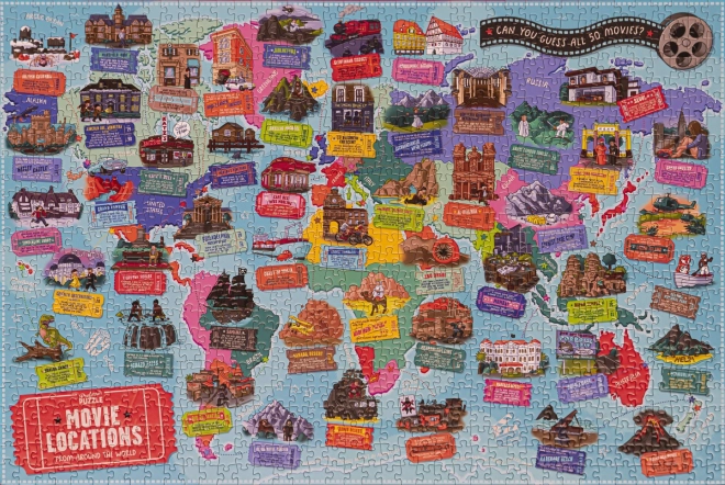 Profesor Puzzle Filmorte 1000 Teile Puzzle