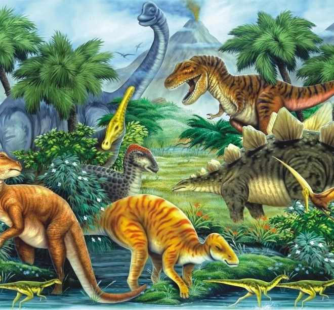 Puzzle Tal der Dinosaurier 260 Teile