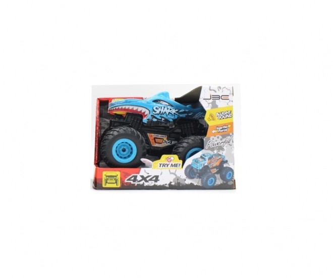 Auto Monster Truck Hai mit Lichtern und Geräuschen