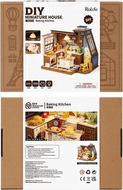 Miniaturhaus Küche voller Düfte