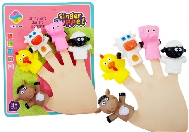 Gumifingertiere Heimtiere Puppenset