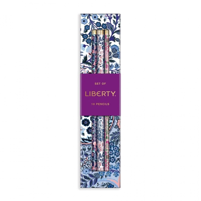 Galison Bleistift-Set Liberty Tanjore Gardens 10er-Pack