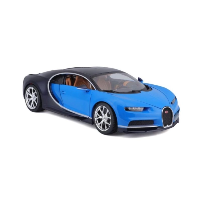 Bburago Bugatti Chiron Modellauto Blau/Blau