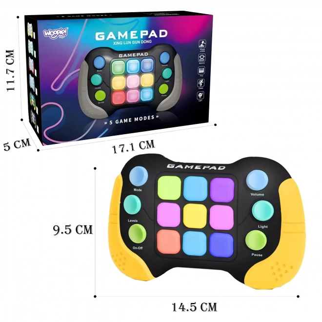 Elektronisches Geschicklichkeitsspiel Pop-it Fidget Spielkonsole von Woopie