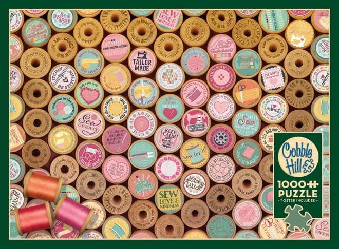Puzzle glückliches Sticken 1000 Teile