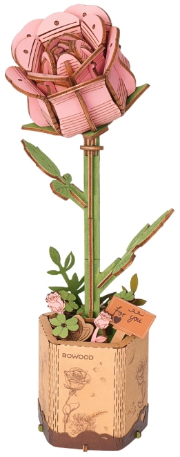 Realistische Rose, die niemals verwelkt