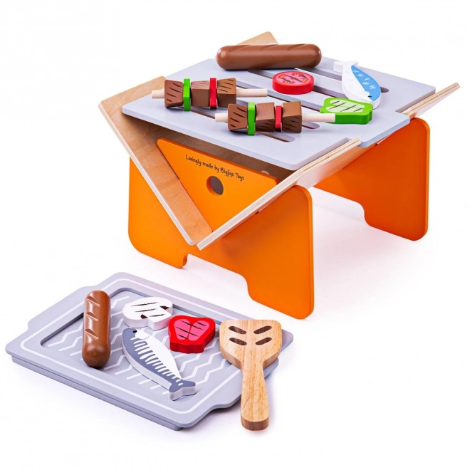 Bigjigs Toys Tischgrill aus Holz