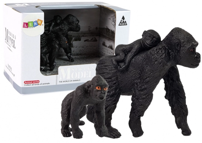 Gorilla-Figuren-Set Tiere der Welt