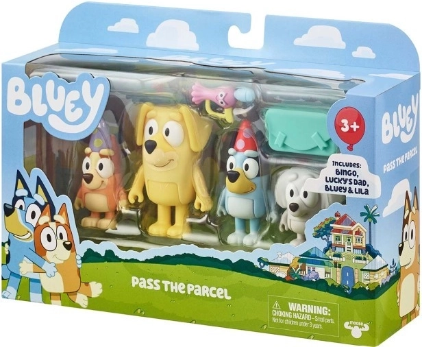 Bluey Figuren Set 4er-Pack
