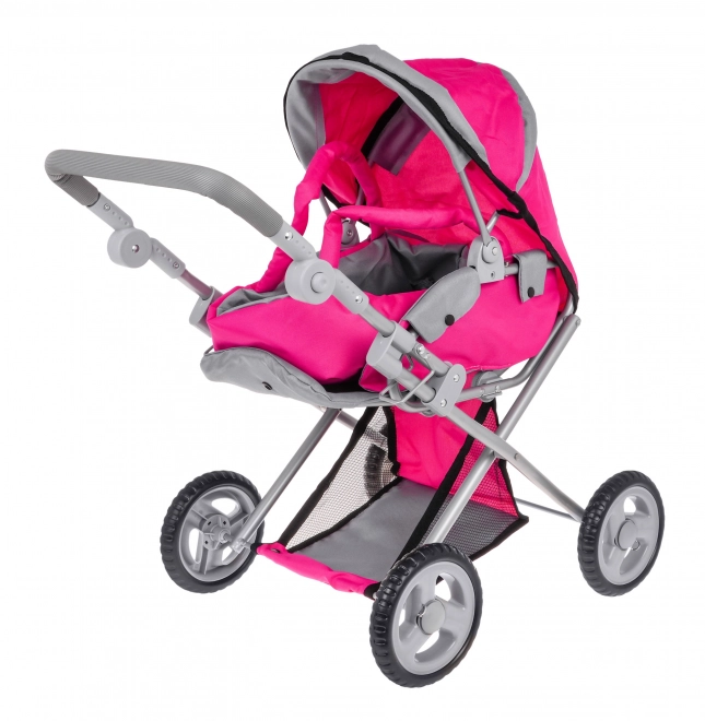 Rosa 2-in-1 Puppenwagen