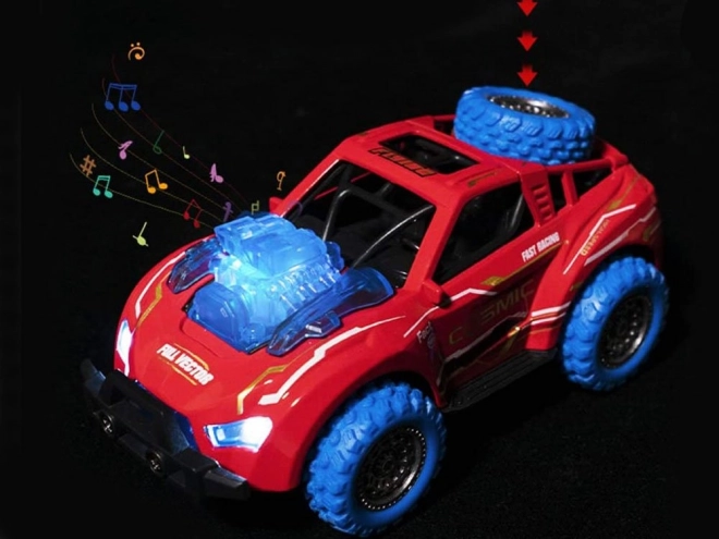 Spielzeugauto Predator 4x4 Stuntauto – Rot