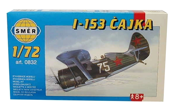 Polikarpov I-153 Čajka Flugzeugmodell 1:72