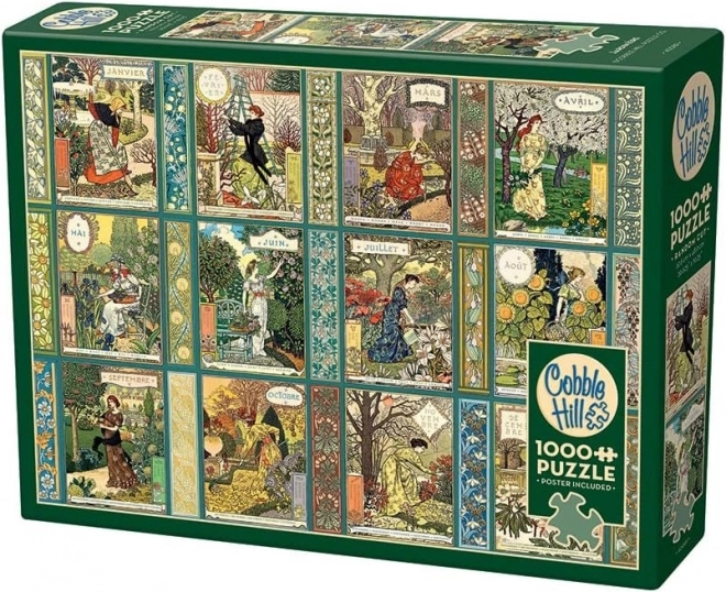 Cobble Hill Puzzle Jardiniere: Gartenkalender 1000 Teile