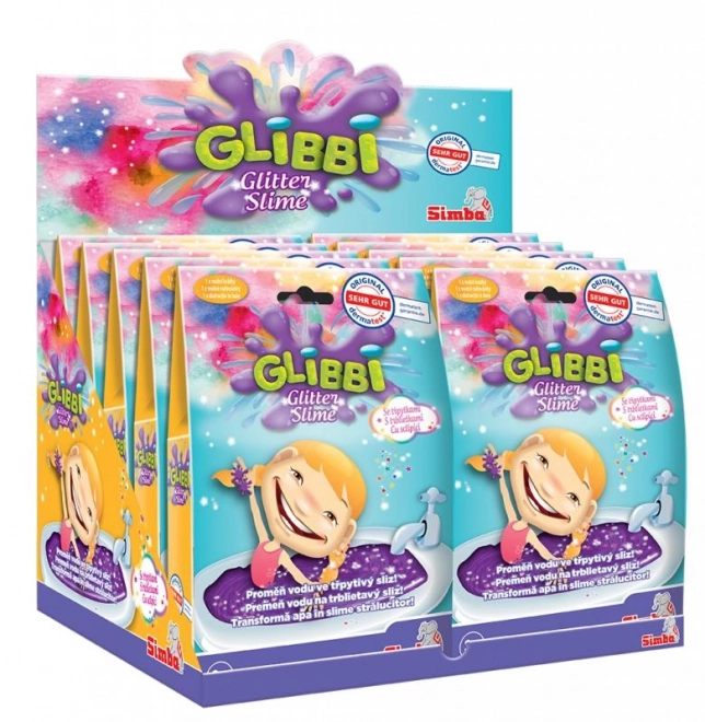 Glibbi Glitzer Schleim Lila