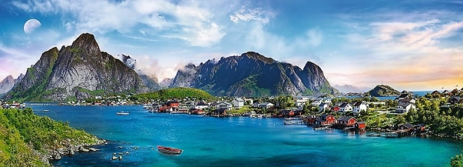 Panorama-Puzzle Lofoten Norwegen 500 Teile