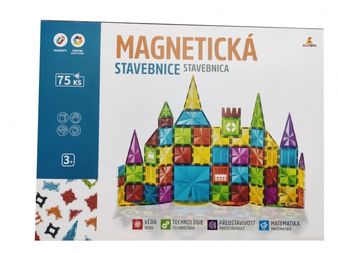 Magnetische Baukasten für Kinder - 75 Teile