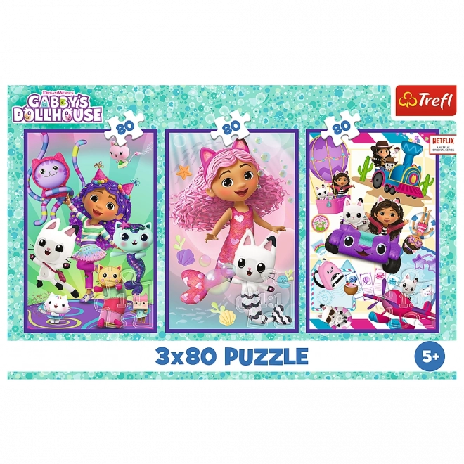 Bunte Tage Gabby Puzzle 3x80