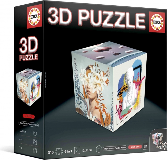 3D-Puzzle Würfel Ästhetik 216 Teile