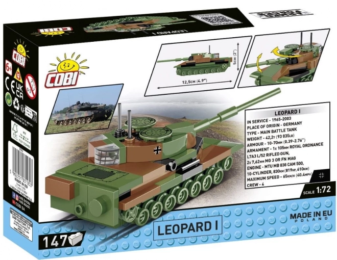 Leopard I Baustein-Modell 147 Teile