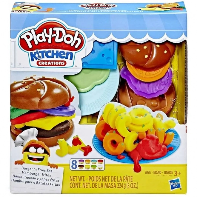 Play-Doh Küche Burger und Pommes Set