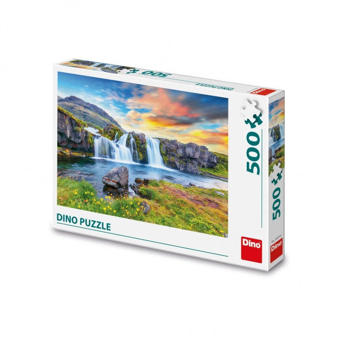 Insel Wasserfall Puzzle 500 Teile