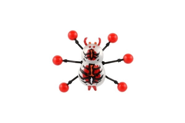 Spinne kriecht an Glas