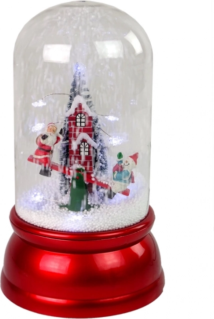 Zauberhafte Winterszene mit Santa