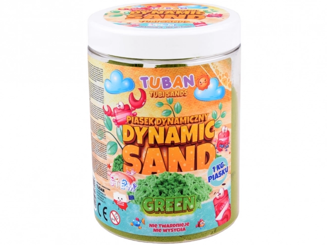 Dynamischer Sand 1 kg grün