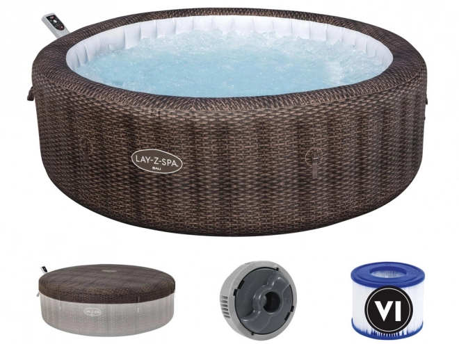 Aufblasbarer Whirlpool mit AirJet-System Bestway Lay-Z-Spa Bali
