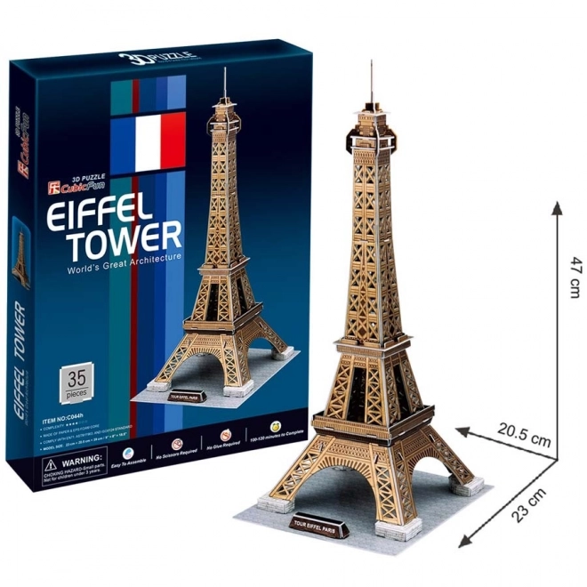 CubicFun 3D Puzzle Eiffelturm Golden Edition