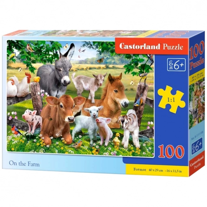 Puzzle Auf Dem Bauernhof 100 Teile