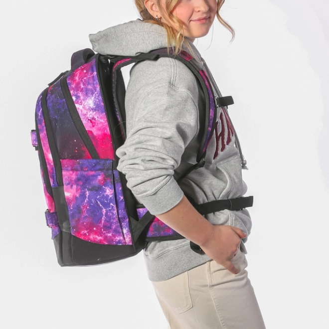 Set Baagl Galaxy: Rucksack, Federmäppchen, Beutel, Sporttasche