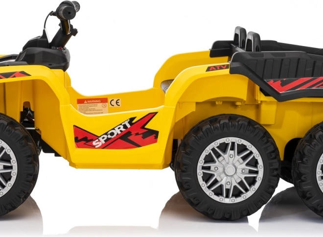 Gelbes sportliches Kinder-Quad TX ATV