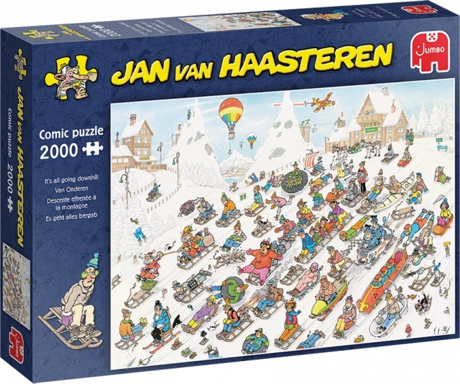 Jumbo Puzzle Jan van Haasteren Abfahrt 2000 Teile