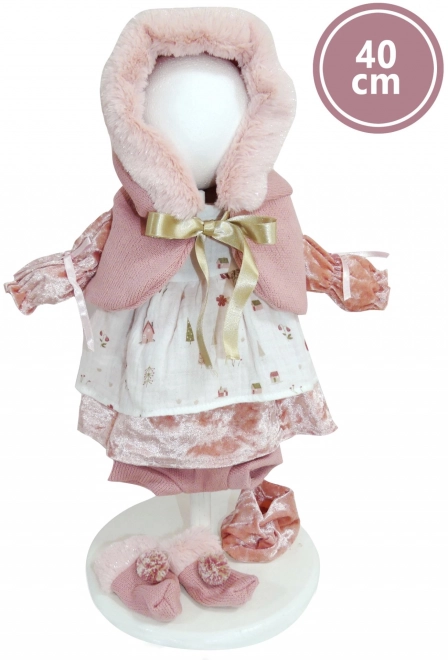 Realistische Puppe Lucia mit weichem Körper 40 cm